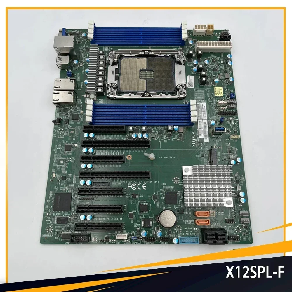 X12SPL-F ATX LGA-4189 DDR4-3200 МГц C621A 10XSATA 3 для серверной материнской платы Supermicro