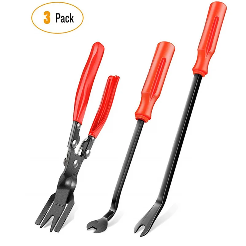 

Clip Pliers Car Headlight Installation Trim Fastener Removal Tool Van Door Panel Dashboard Fascia Upholstery Combo Repair Kit