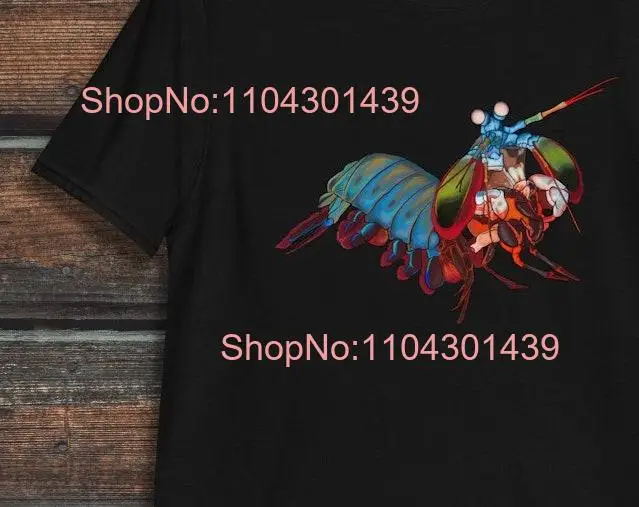 Футболка с креветками Mantis Ocean Fish длинными или короткими рукавами