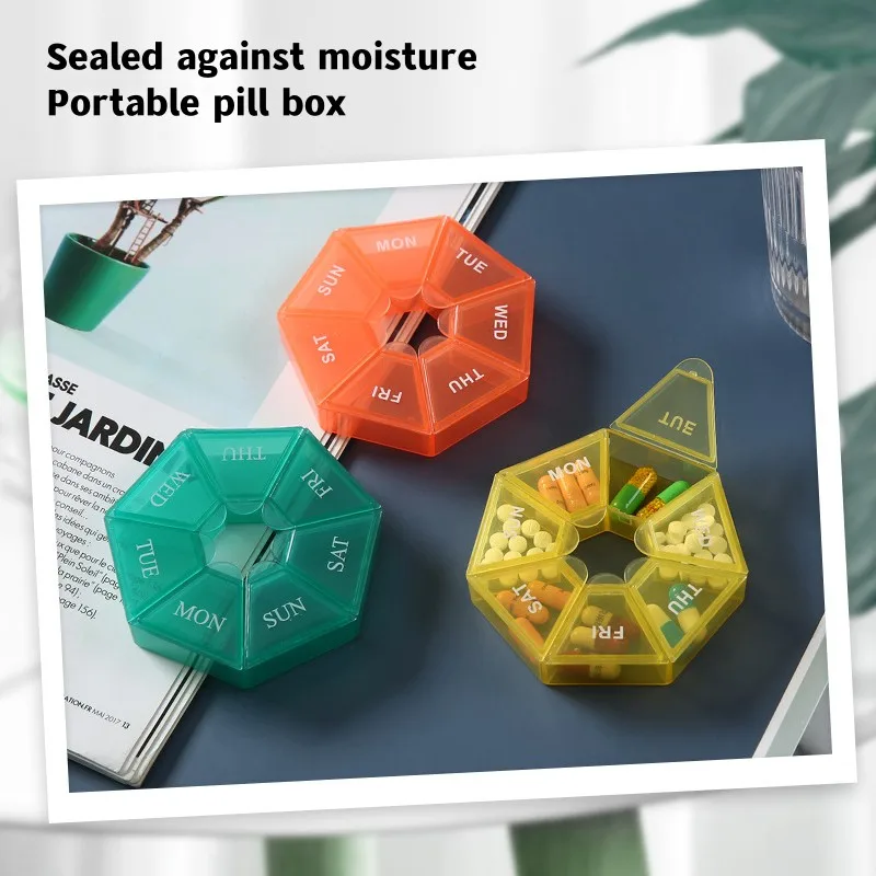1 sztuk kolor apteczka Pillbox dozownik 7 dni tygodniowo przenośne podróży witamina Box sortuj uchwyt na Tablet organizator pojemnik przypadki 4 1 sztuk kolor apteczka Pillbox dozownik 7 dni tygodniowo przenośne podróży witamina Box sortuj uchwyt na Tablet organizator pojemnik przypadki 4