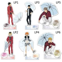 15cm anime haikyuu acrylic stand figures models plate desktop decor standing cosplay action figures fans gift ornaments toys