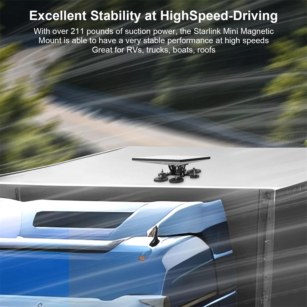 Кровельное крепление Starlink Mini(V4) регулируемый углом мини-адаптер 6 магнитных