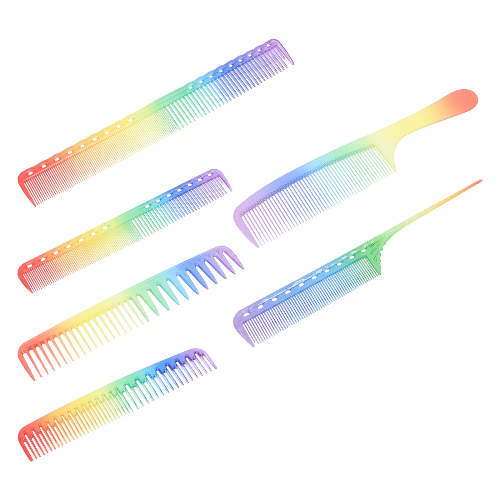 

1 Set Hairdressing Combs Tip Tail Combs Haircut Comb Hair Styling Combs Set