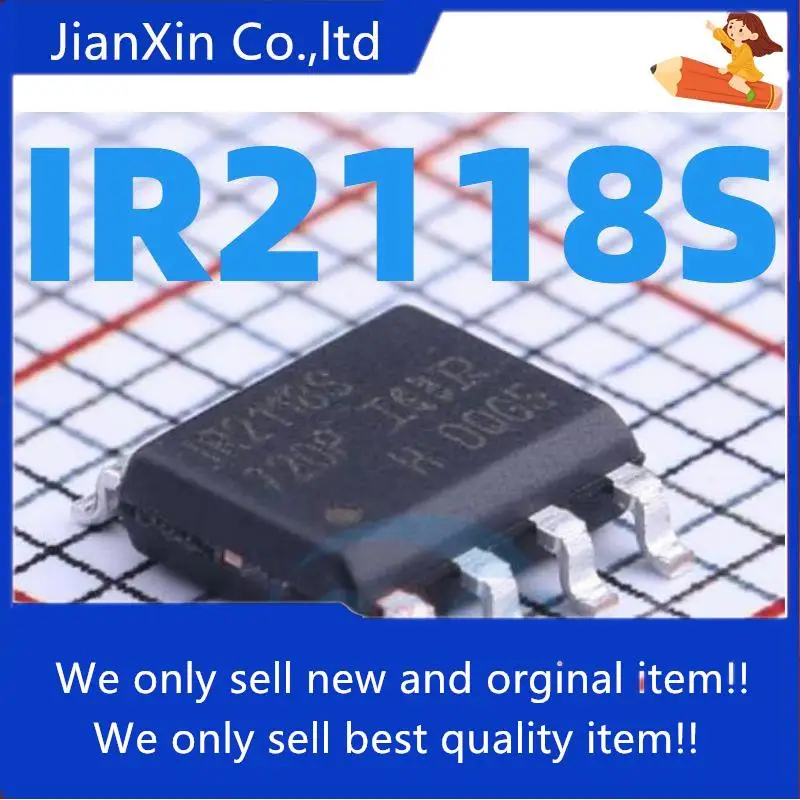 

10 шт. 100% оригинальный новый чип драйвера IR2118S IR2118 SOP8