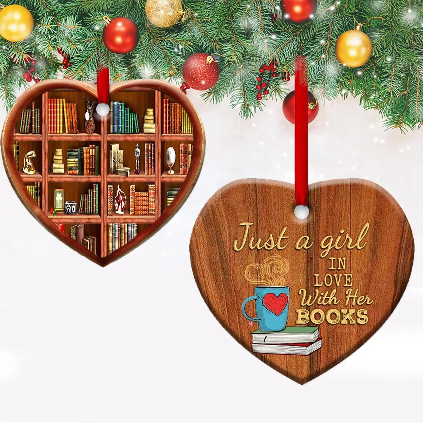 

Рождественская елка, Декор, подарки, украшение библиотеки, книг, винтажная книга, искусство, фото, ювелирные изделия, стеклянные подвески, цепочка, подарок для книги E0A1