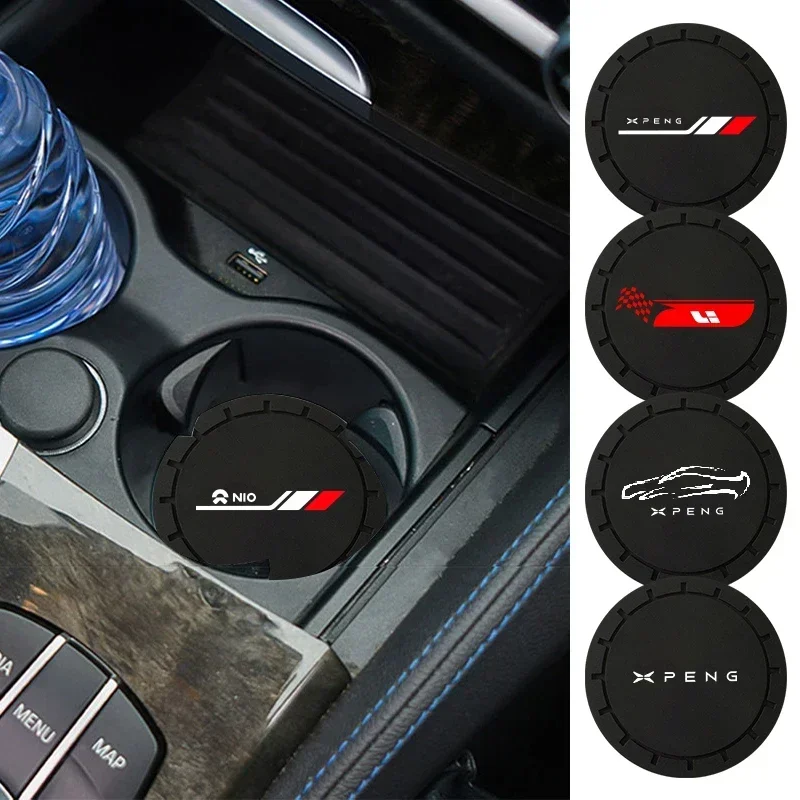 1 шт. автомобильный подстаканник для воды коврик с логотипом автомобиля Стайлинг