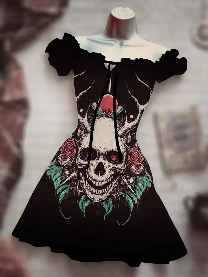 

Женское платье с завышенной талией, повседневное модное платье на завязках с 3D-принтом, лето 2021