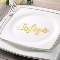 custom wedding place cards personalized names place name settings guest name tags party decoration wedding signs calligraphy