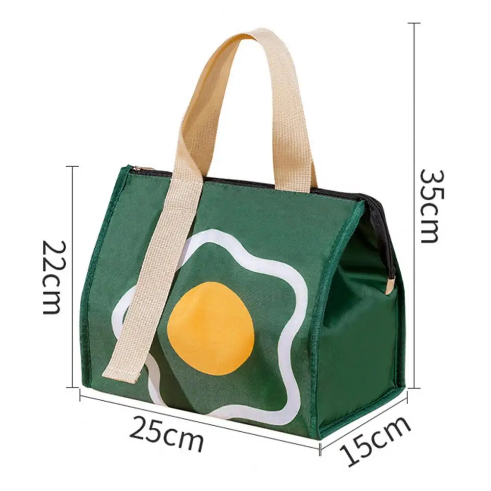 

Korean Style Practical Lovely Cartoon Kids Bento Thermal Lunchbag Oxford Cloth Picnic Bag Reusable for Outdoor Activities