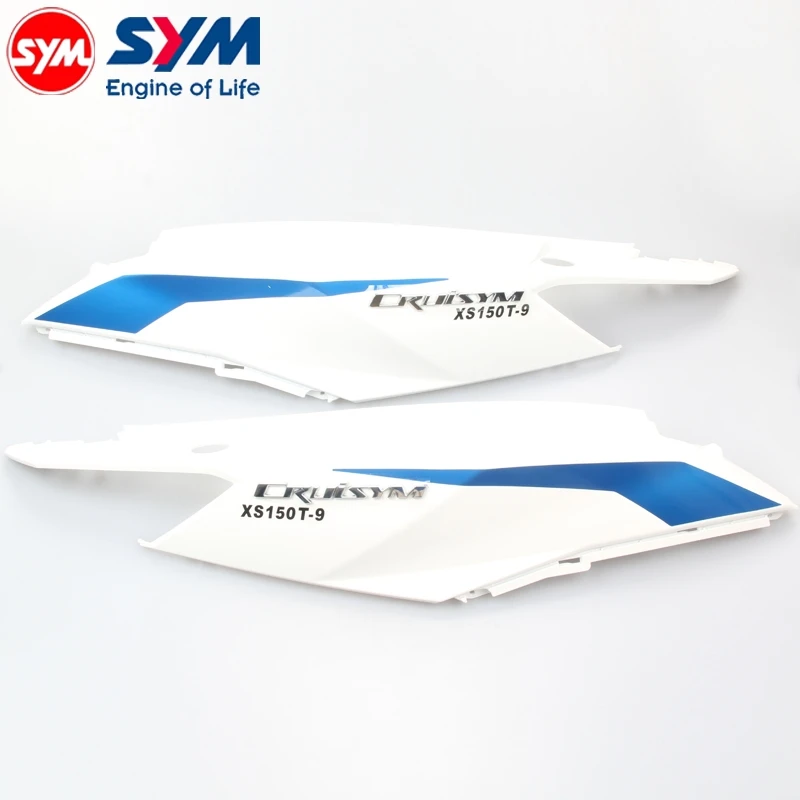 For Sym Jet 14 125 / 50 / 200 Motorcycle Left/Right Body Cover Rear Panel Blue White