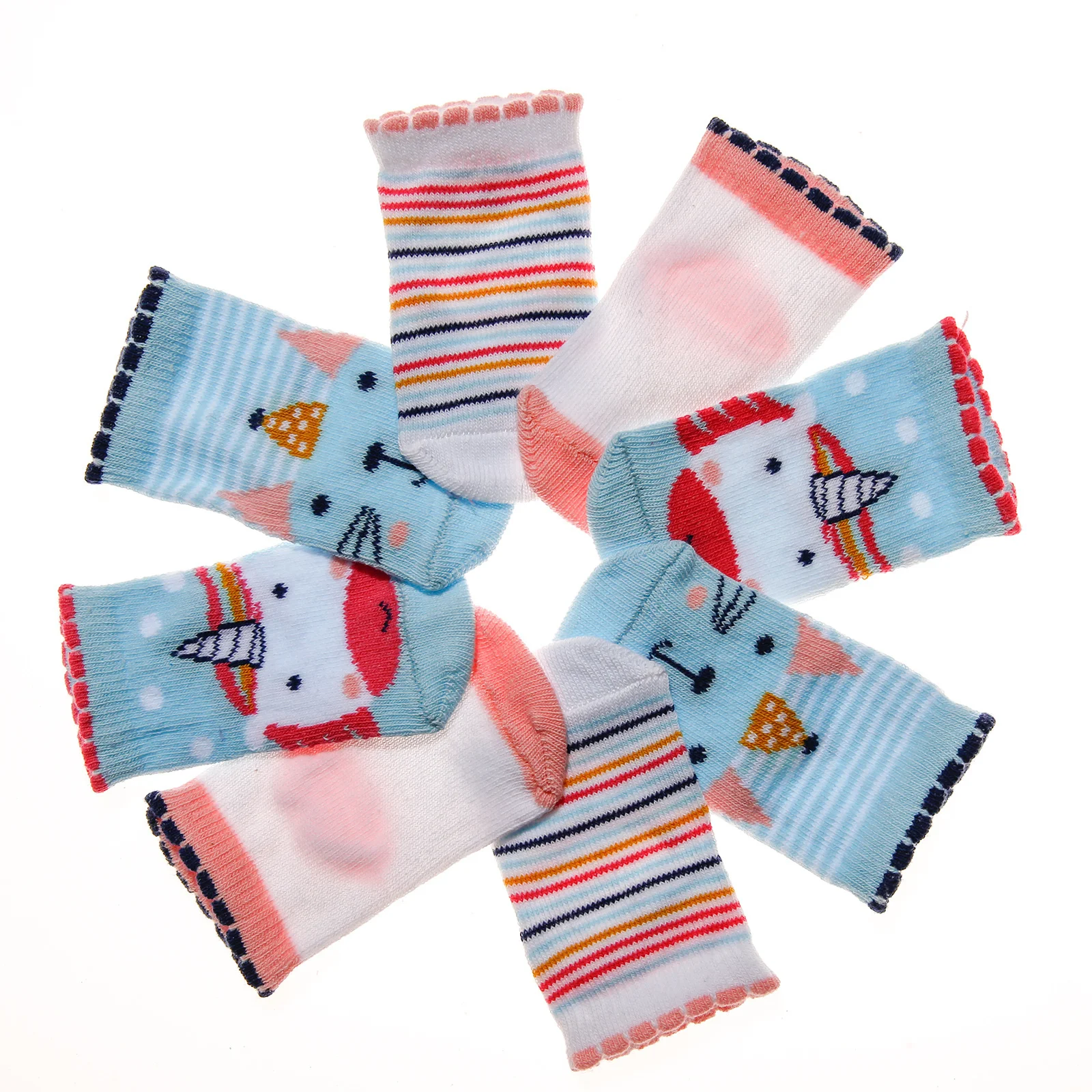 

ebebek HelloBaby 2022 New Season Baby Clothes 4lü Soket Çorap-Kedi