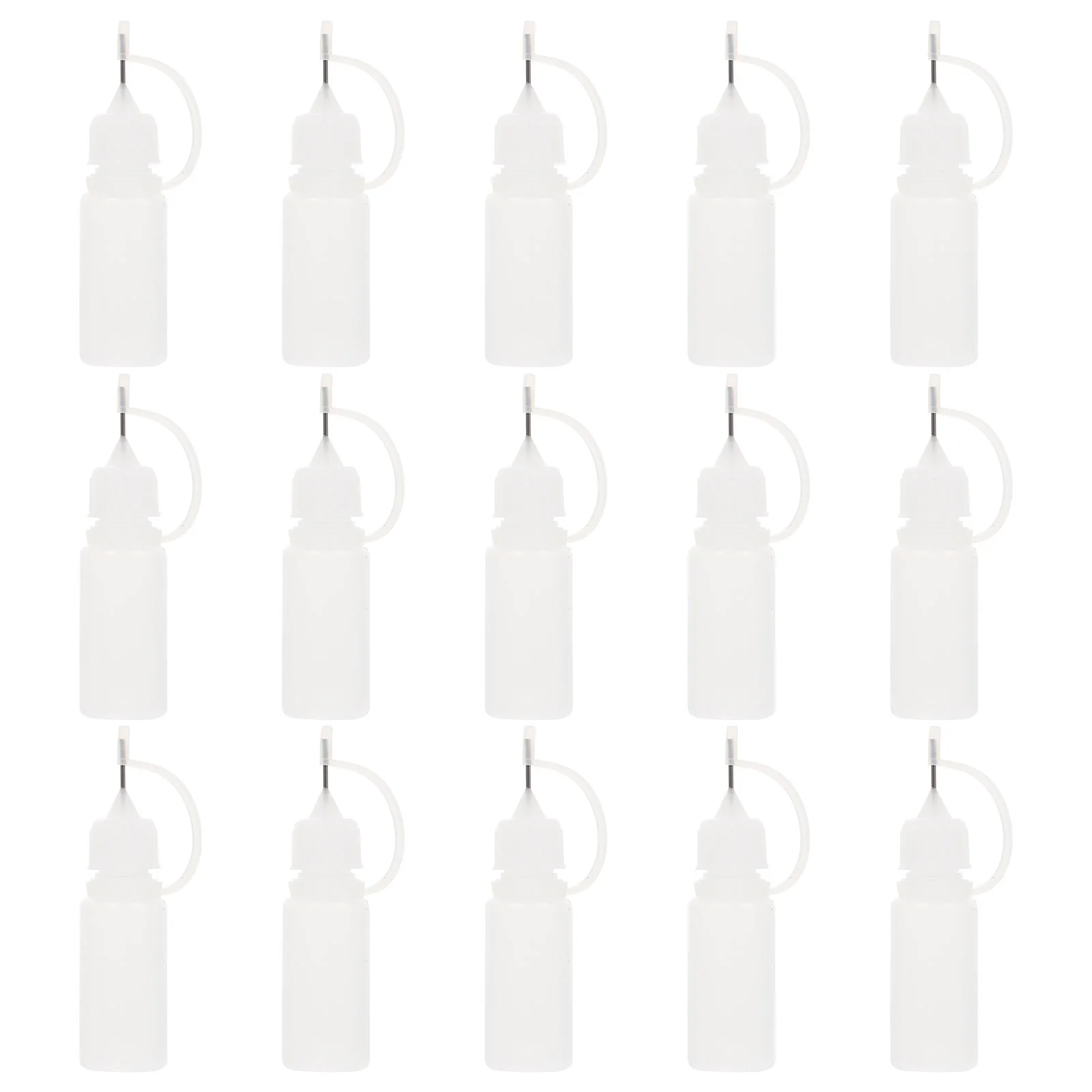 

15Pcs Precision Tip Bottle Pointed Mouth Bottle Glue Bottle with Tip Plastic Dropper Bottle