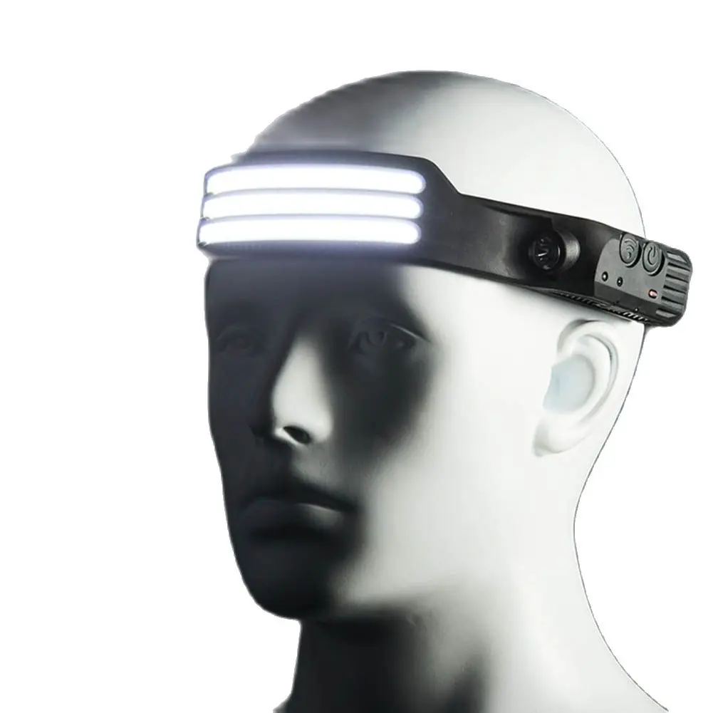 

500LM-800LM Mini COB LED Headlight USB Rechargeable Induction Headlamp Flashlight Torch Lanterna for Fishing Camping Hiking