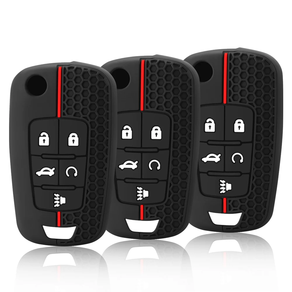 Силиконовые чехлы для ключей Chevrolet Cruze Impala Camaro Garna Equinox Volt