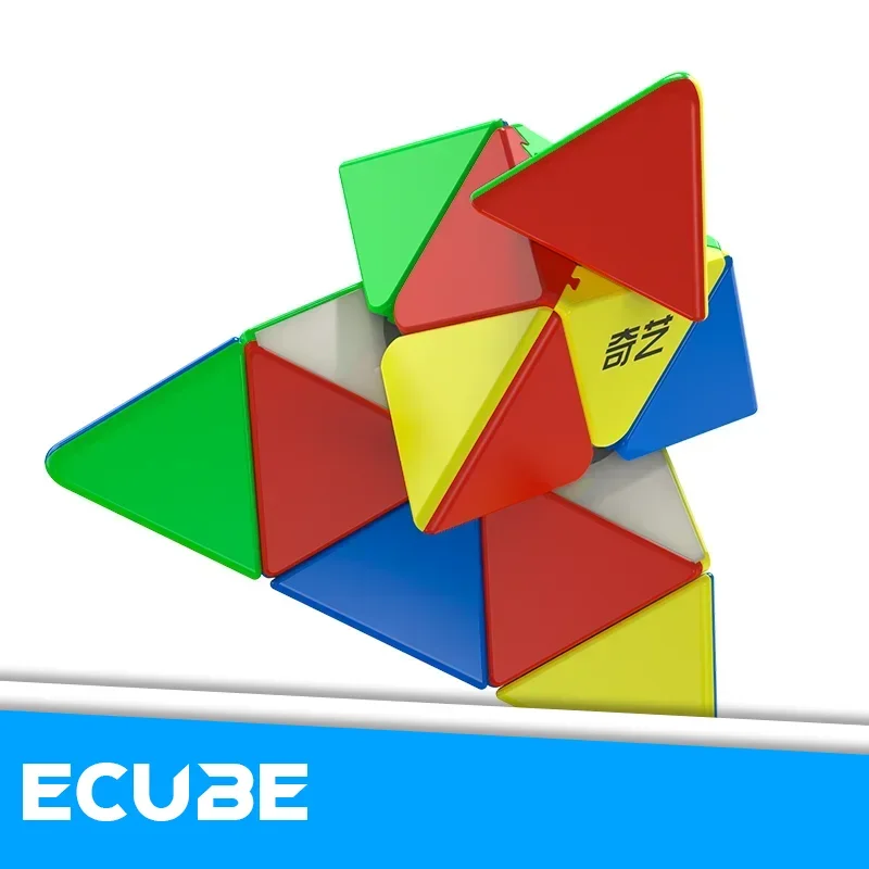 Фото [ECube] QiYi Qiming Plus 27,5 см Pyraminx Big Magic Cube Профессиональная игрушка-головоломка Cubo Magico для детей Подарочная головоломка №1