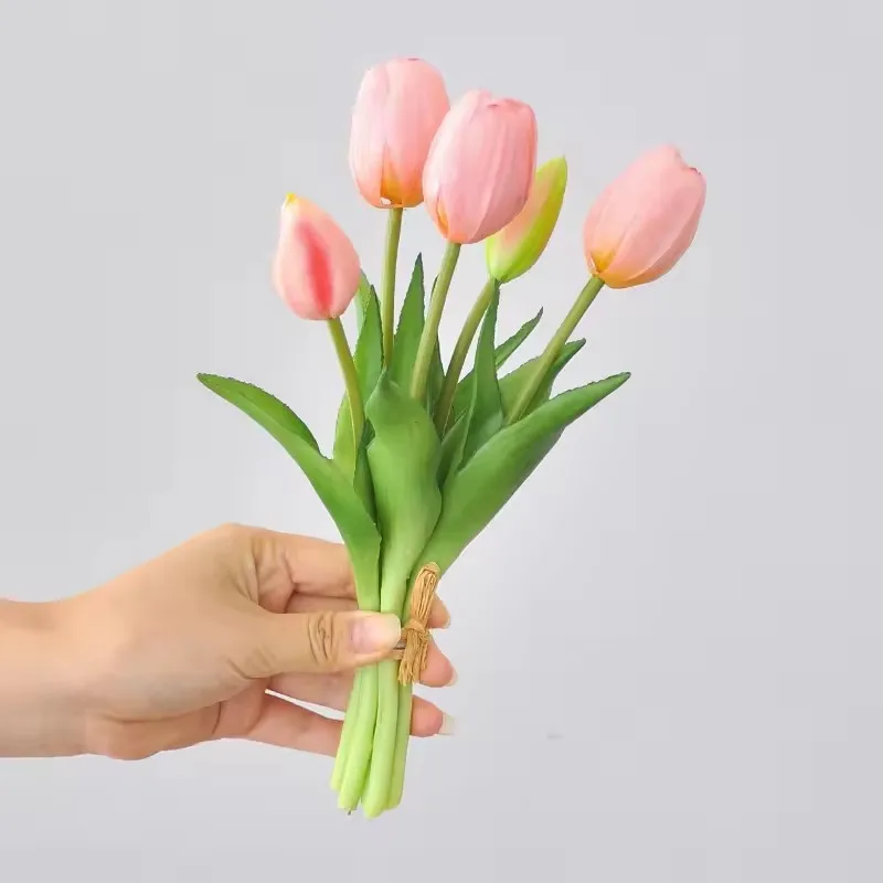 

Искусственные тюльпаны из латекса LaurelChow, 40 см, набор из 5 штук