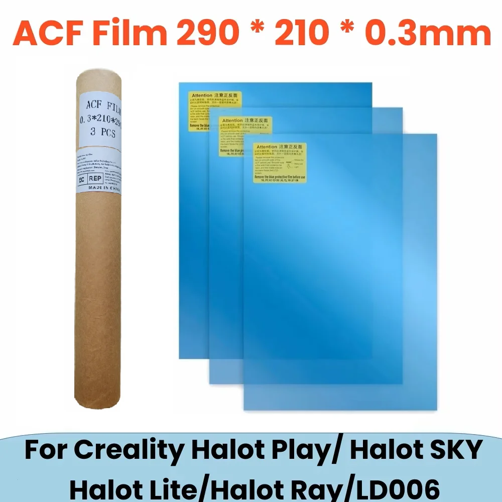 3 шт. Пленка ACF 290x210 мм для 3D-принтеров VOLFAN | AliExpress