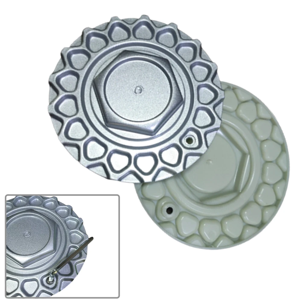

1 pcs Silver 170MM /6.69 Inch Wheel Center Hub Cap Screw Fix BS Plastic Hubcap With Screw Same Outer Diameter
