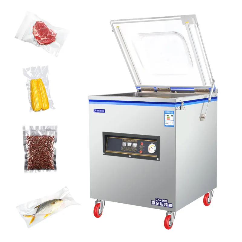 

Industrial pump vacuum sealer commercial food meat seafood grains candy nuts multi-function vacuum packing machine