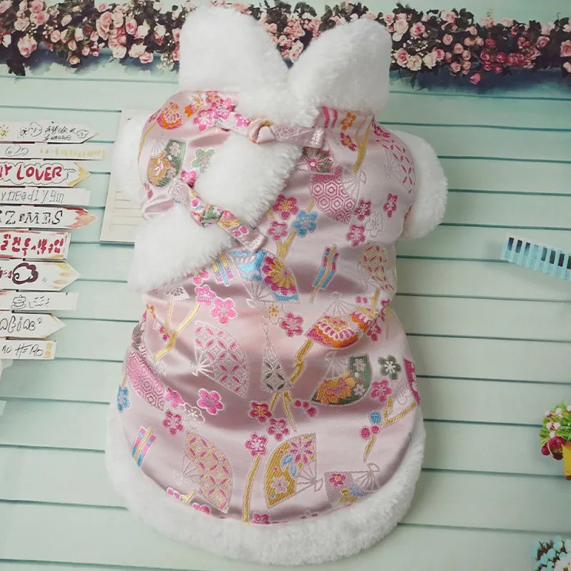 

Новогодняя одежда для собак, костюм для зимы, поздравляем с изготовлением домашних животных, двухногая одежда для маленьких и средних франц...