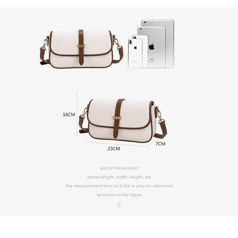 2022 New Women's Bag Contrast Color Small Square Bag Western Style Fashion Retro High-End Women's One-Shoulder Messenger Bag