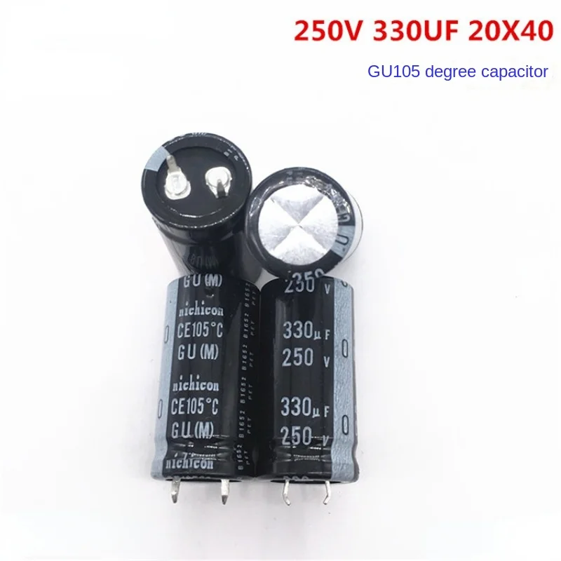 1 шт. 250V330UF 20X40 Nippon электролитический конденсатор 330UF 250V 20*40 GU 105 градусов
