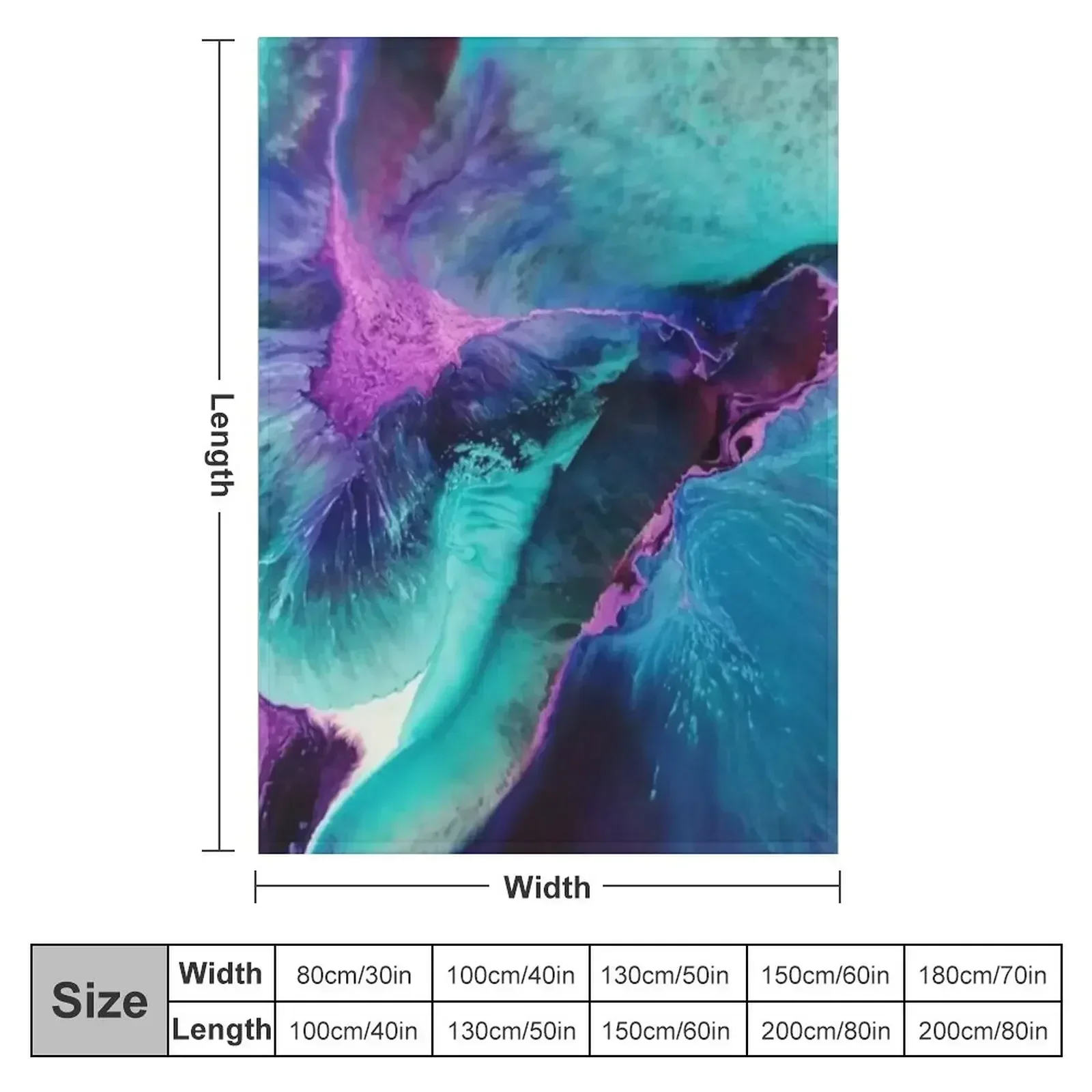 Чернила из смолы Русалка Лагуна в синем розовом и фиолетовом цвете. Детские