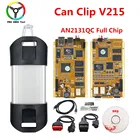 Автомобильный диагностический сканер Can Clip V215, полный чип CYPRESS AN2131QC AN2135SC, с интерфейсом для диагностики автомобиля