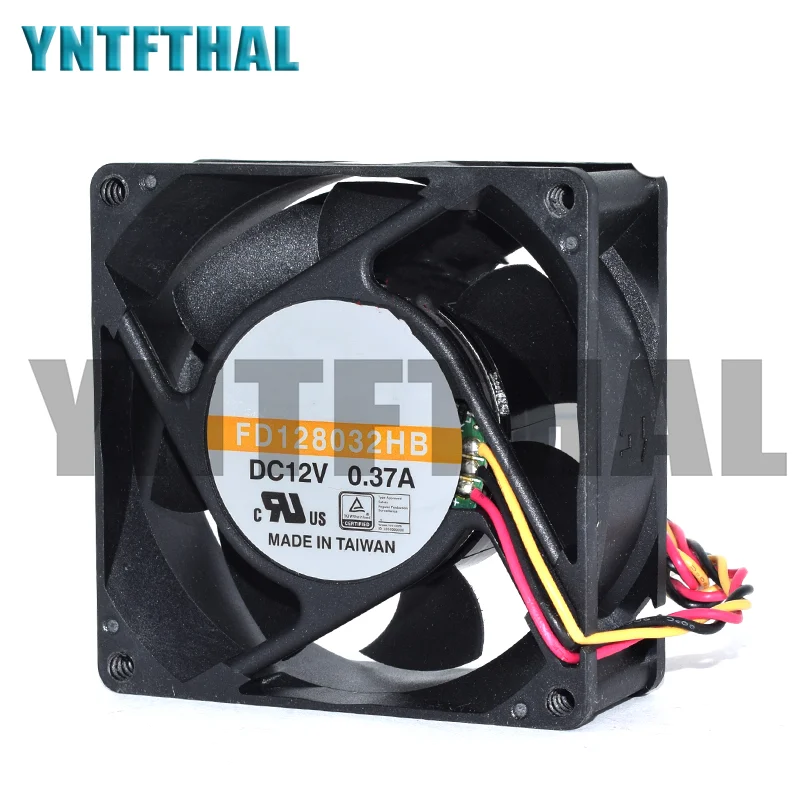 Оригинальный трехлинейный охлаждающий вентилятор FD128032HB DC12 в 0,37a