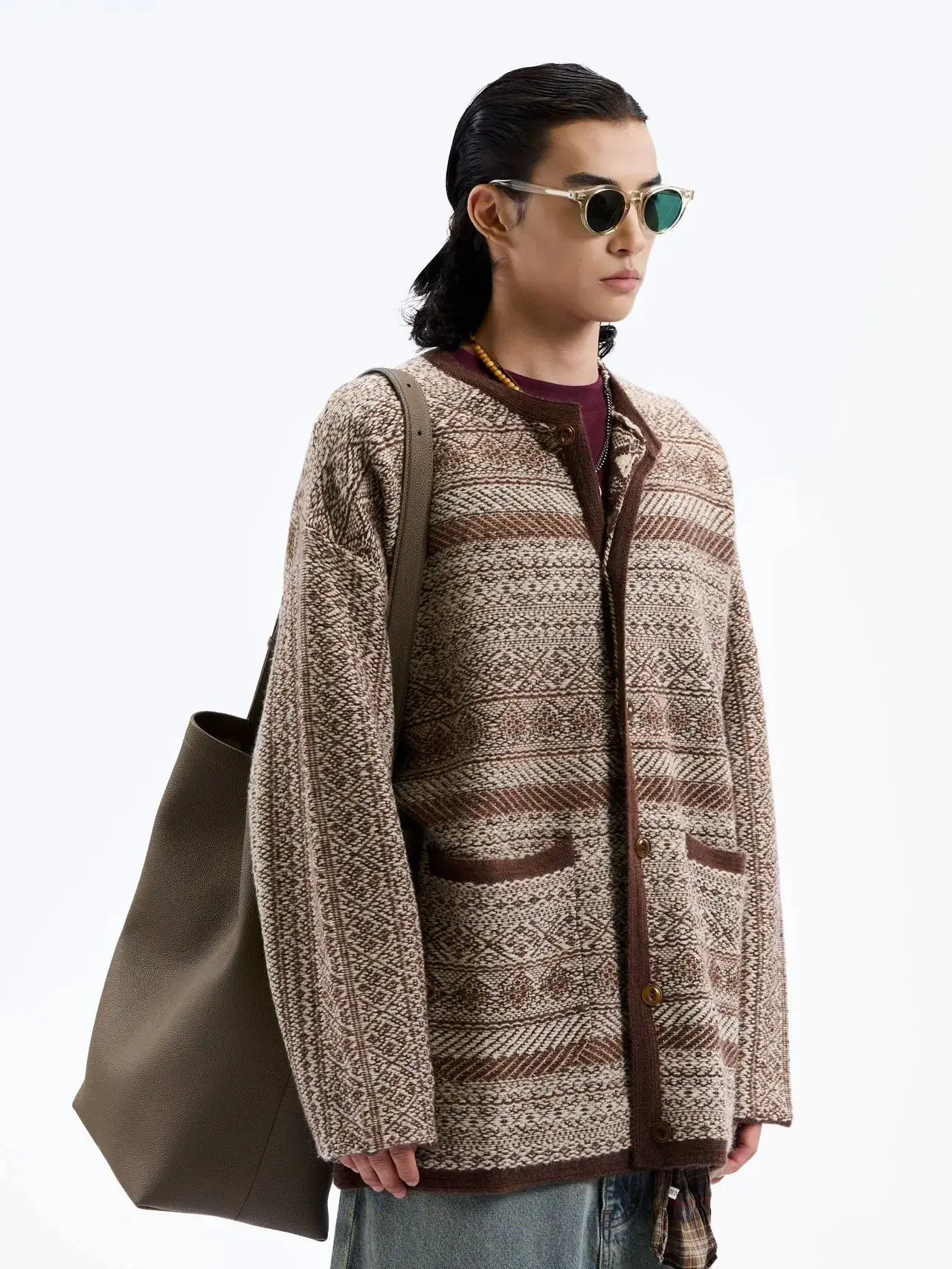 Атмосфера Майяра американский винтажный свитер с длинными рукавами