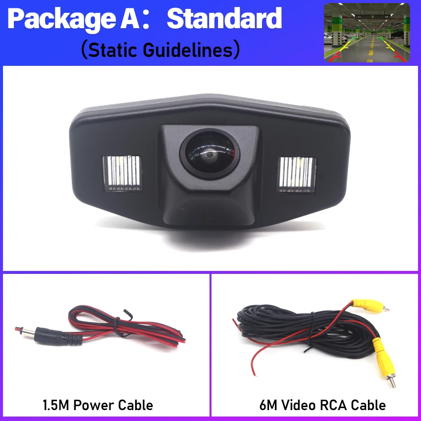 Камера заднего вида с объективом «рыбий глаз» CCD HD для Honda Accord 7 2002 2003 2004 2005 2006 2007 4D седан, автомобильный монитор заднего парковки