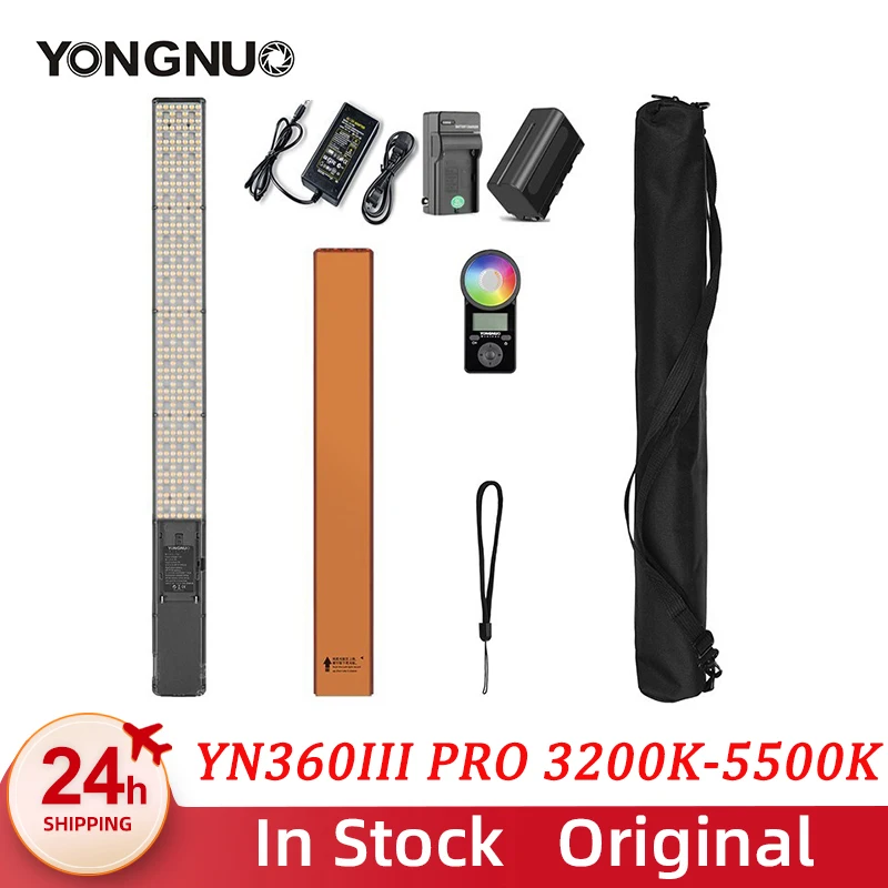 

Yongnuo YN360 III YN360III PRO ручной 3200K-5500K RGB цветной ледяной штатив светильник Регулировка управления светодиодами через приложение для телефона