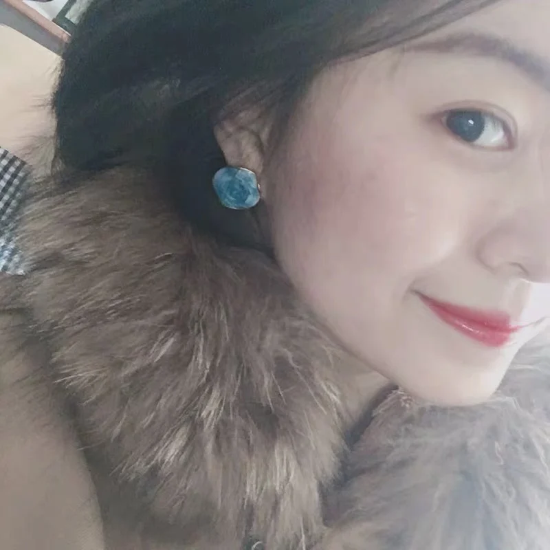 Женские винтажные серьги из серебра 925 пробы