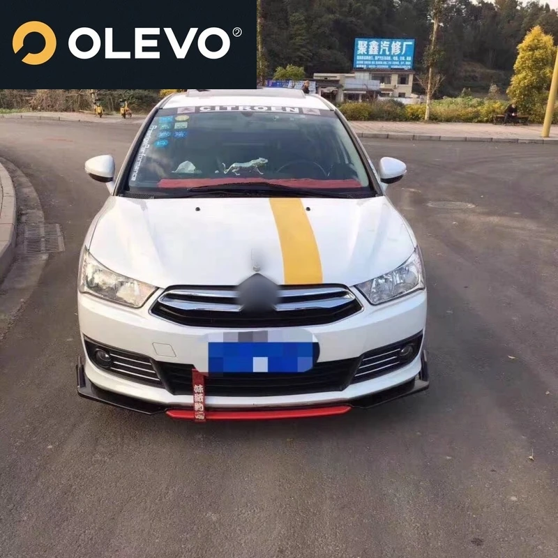 Фото Новый для Citroen C-quatre C4 C4L, передний бампер, спойлер, диффузор, протектор, АБС-пластик, материал, аксессуары, комплект кузова, новый №5