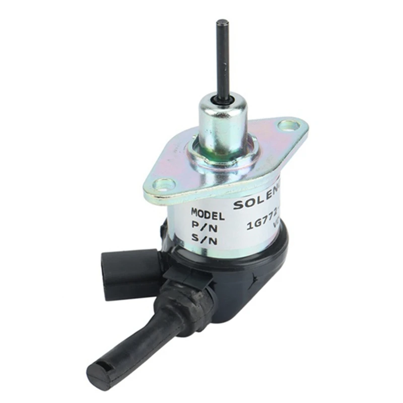 

12V Fuel Shutdown Solenoid Valve 1G772-60014 1G772-60012 For Kubota Engine V2607 V3300 V3600 KX057-4 M6040FC SVL75