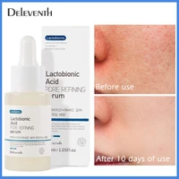 37ml lactobionic acid pore refining serum shrink pores oil control anti wrinkle moisturizer hyaluron acid repair pores skin care
