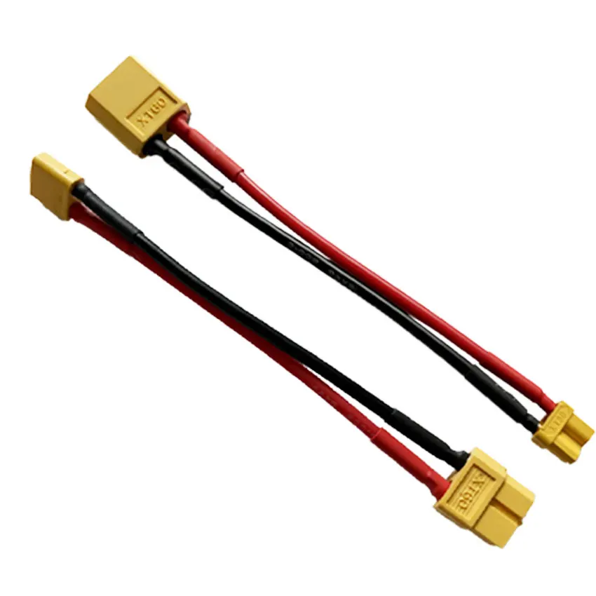 Фото 1-10 шт. XT60to XT30 разъем адаптер «папа/гнездо» 10 см 16AWG силиконовый провод кабель для RC FPV квадрокоптера CineLog35 детали дрона №2