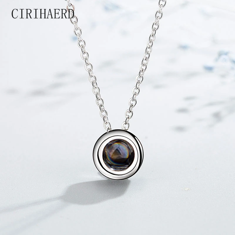

New Classic Fashion Necklaces For Women Round Pendant Bubble Necklace For Female Body Jewelry Gift Party Accessories Supplies