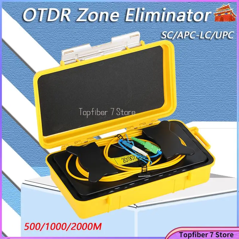 

SC/APC-LC/UPC OTDR Zone Eliminator,Fiber Rings ,Fiber Optic OTDR Launch Cable Box 500M 1Km 2Km Single Mode 1310/1550nm