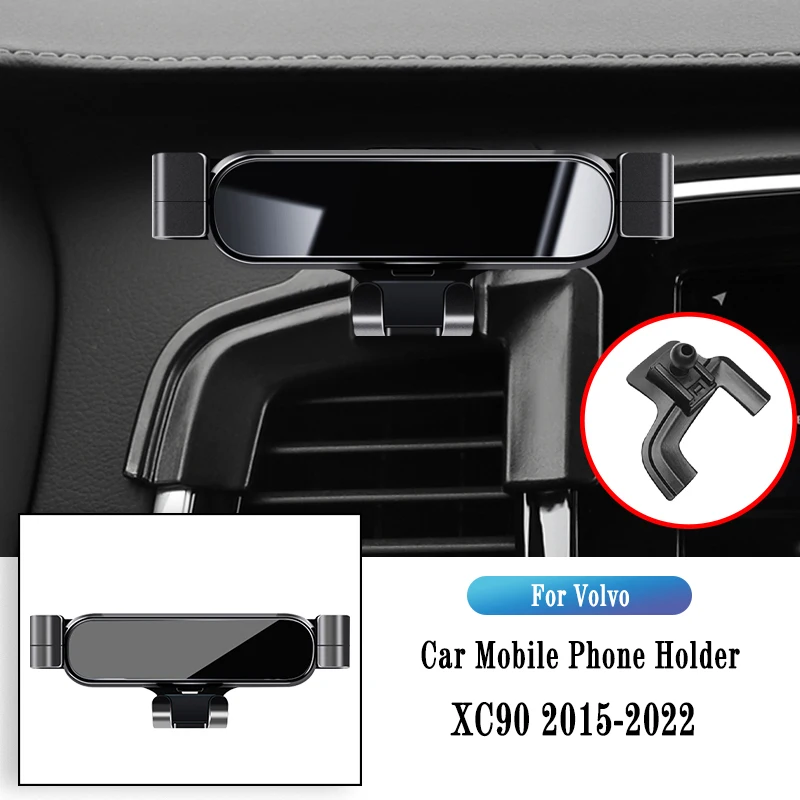 

Car Mobile Phone Holder Air Vent Clip GPS Stand Gravity Navigation Bracket For Volvo XC90 XC 90 2009-2021 Car Accessories