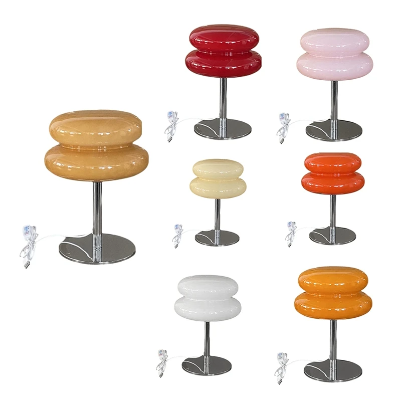 Ретро лампа для яичного пирога современная в виде гриба середины века