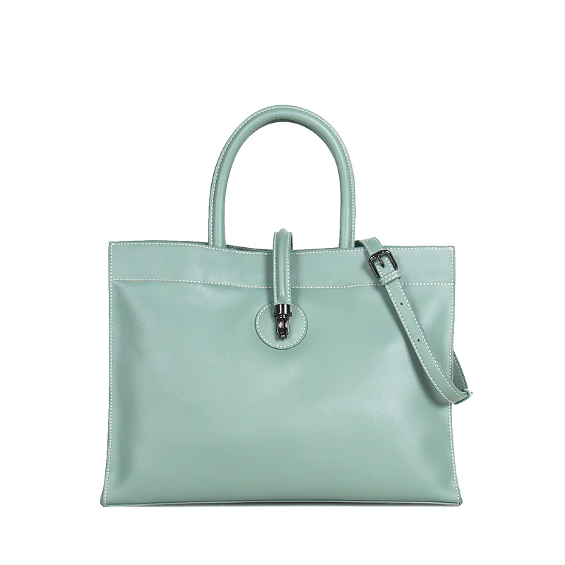 

Bag Women's New Computer Handbag Women's Bag Tote Bag Large Capacity Commuter Briefcase Leather Shoulder Bag Big Bag