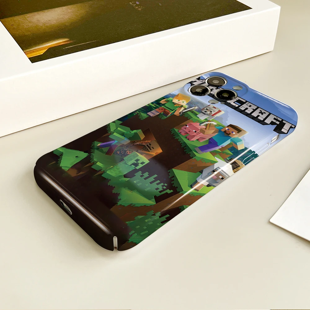 Чехол для телефона Game M-Mine C-craft Create Samsung S21 FE S23 22 Ultra Plus A 04 E 33 5G универсальный прочный