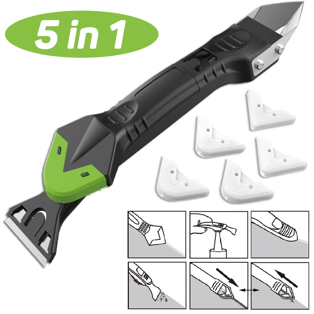 

Набор инструментов 5 в 1, силиконовый скребок для удаления герметика