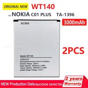 Bateria de alta qualidade para Nokia, wt140, 4.4v, 3000mAh, para Nokia C01  PLUS, ta-1396, entrega rápida, número de rastreamento, 100% novo -  AliExpress