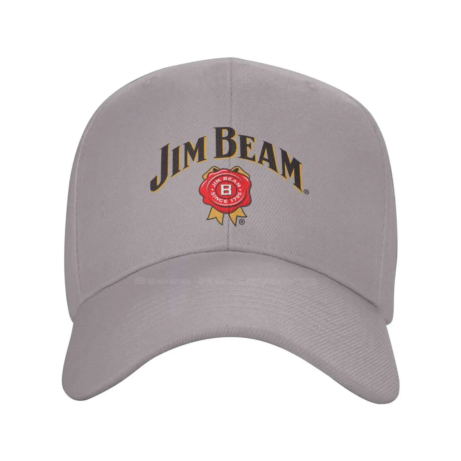 Повседневная джинсовая бейсболка с принтом логотипа Jim Beam