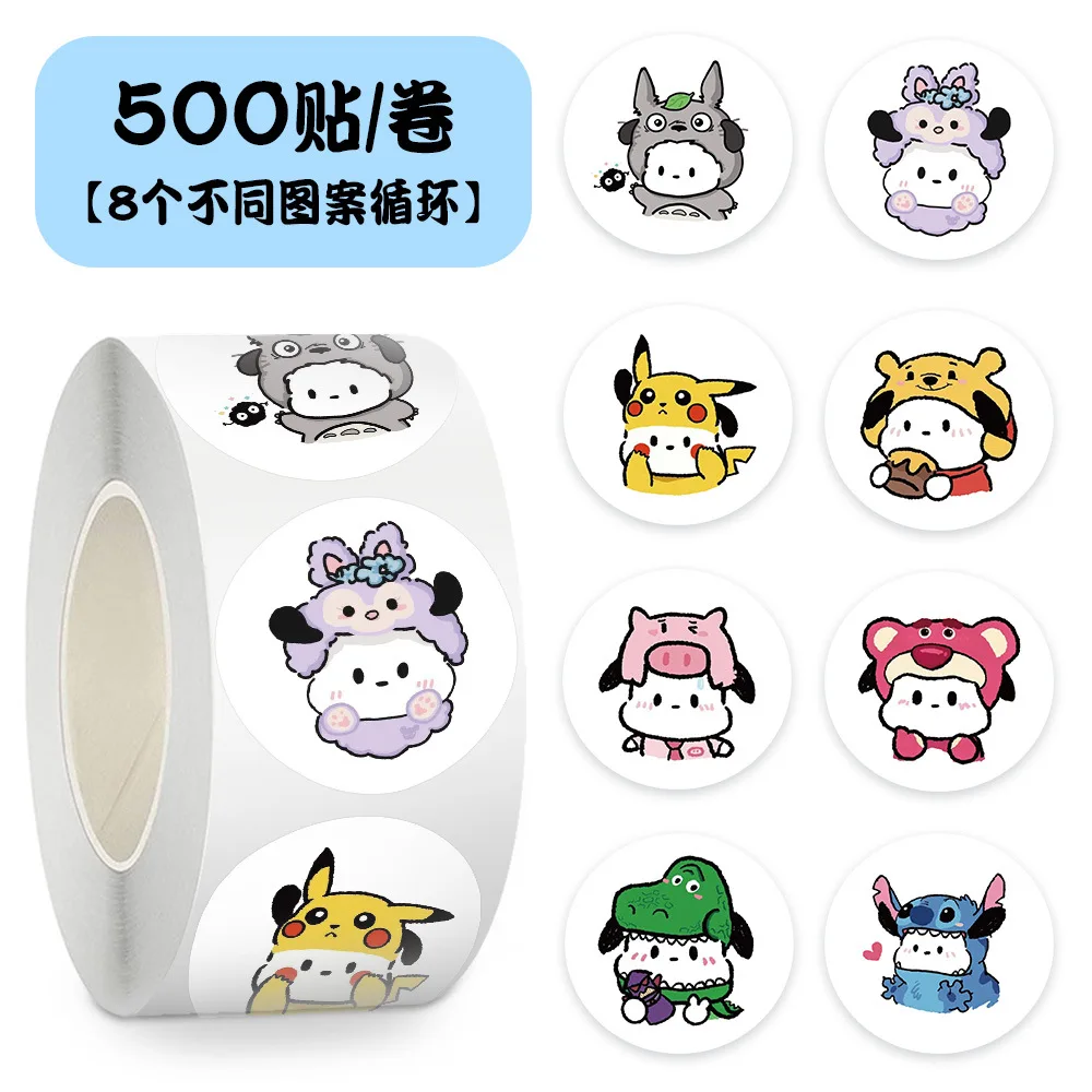 500 шт./рулон наклейки для ноутбука из ПВХ