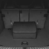 car trunk organizer turn fur storage box anti slip compartment boot storage organizer storage bag for auto trucks suv trunk box