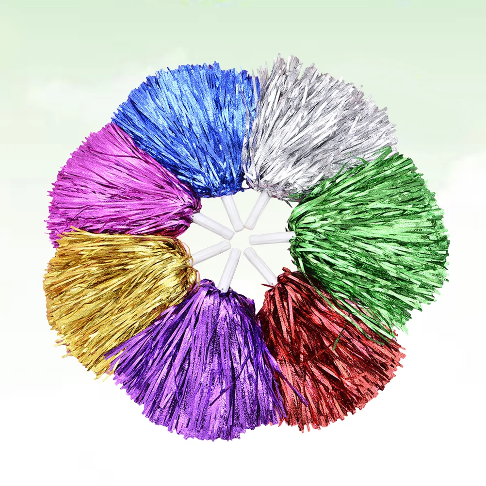 

Помпоны для чирлидинга помпон для чирлидинга Poms Cheerleader Cheer вечерние, спортивный танцевальный пом для спортивной команды, приветствие (), 6 шт.