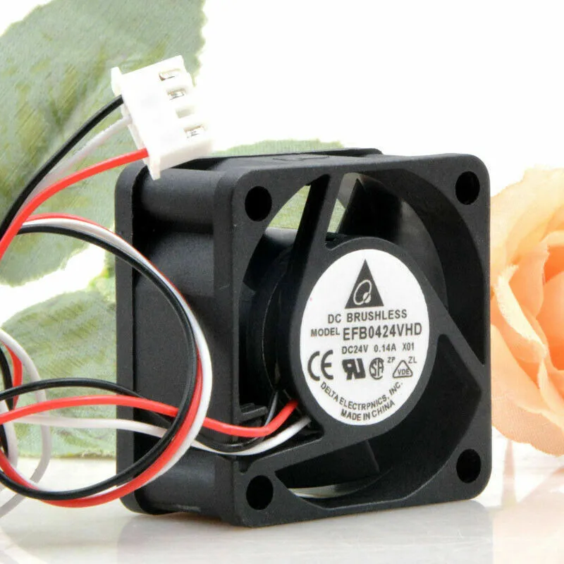 Двухшаровой инвертор EFB0424VHD 4020, 4 см, 24 В, а, вентилятор охлаждения сервера